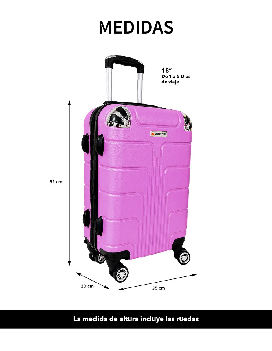 Maleta con ruedas carry on 9